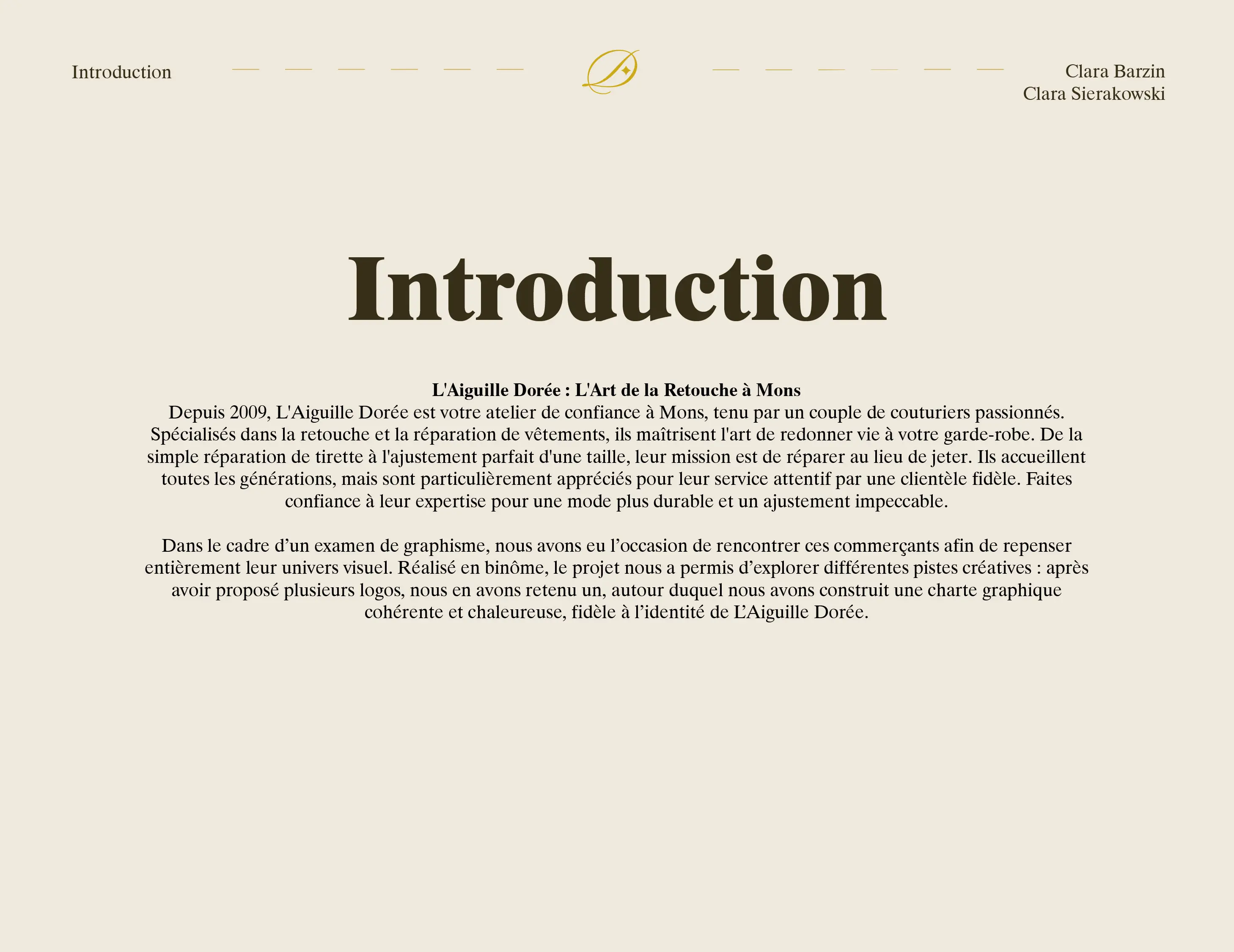 Introduction au projet