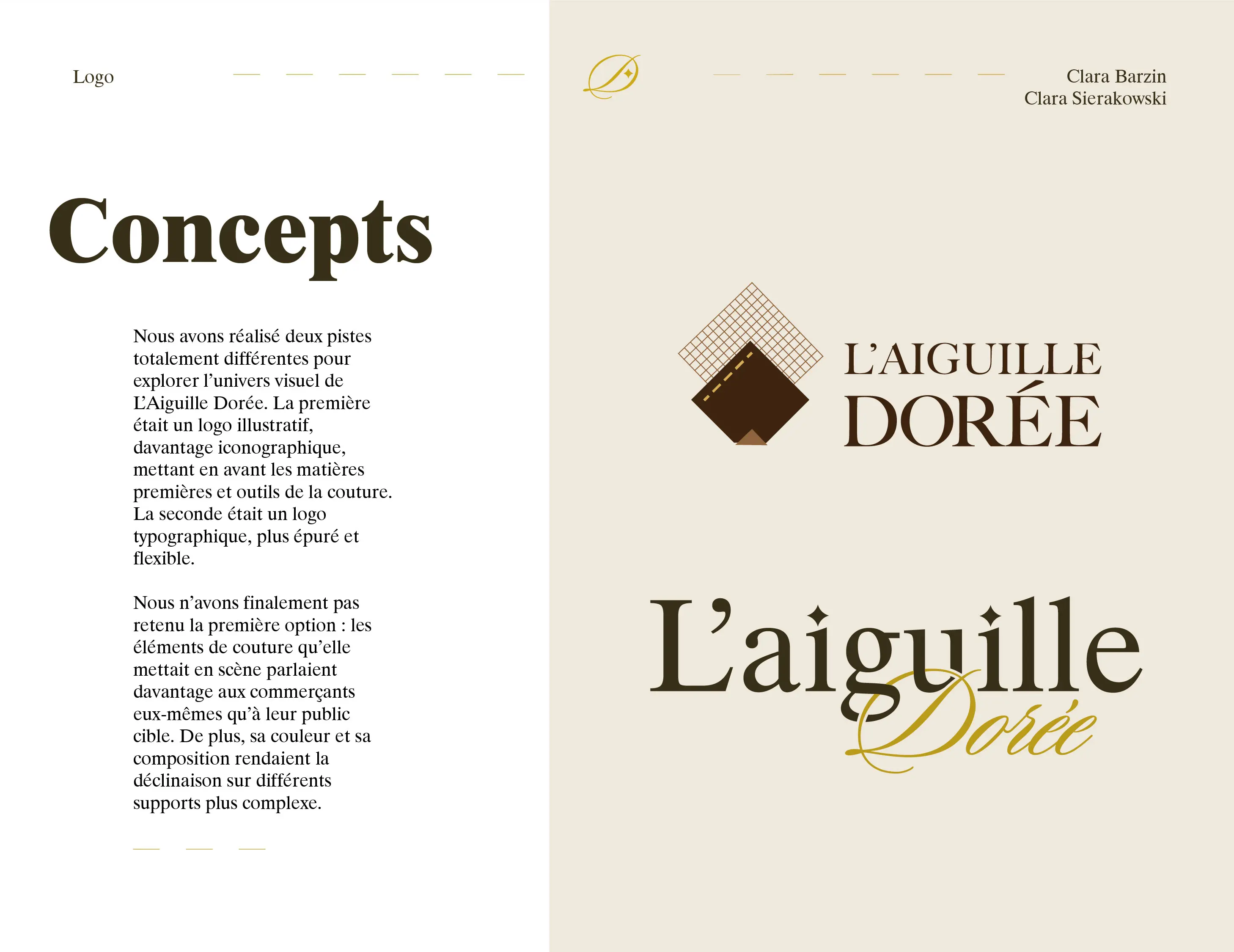 2 propositions de logos